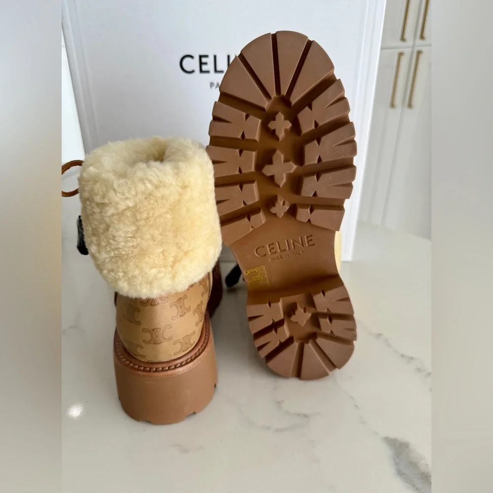 Celine Bulky Cropped Triomphe Boot - Picture 7 of 9